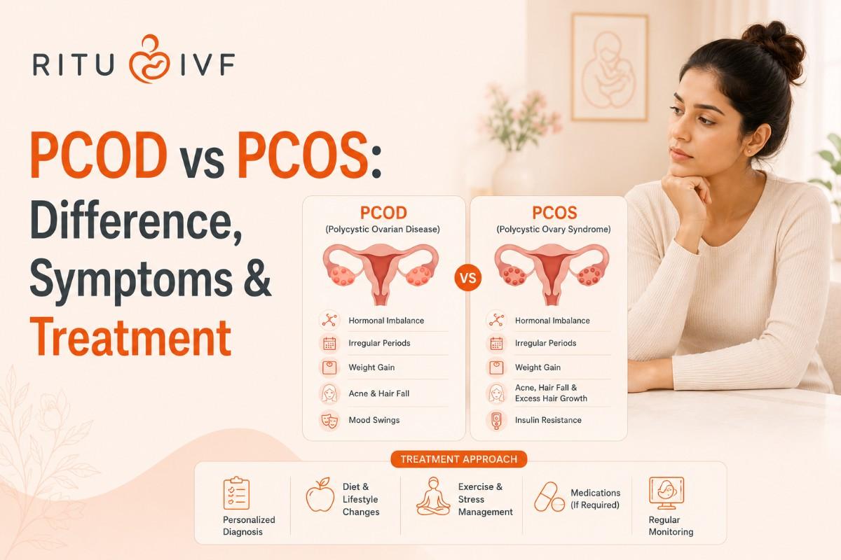 PCOD vs PCOS: Difference, Symptoms & Treatment (2026 Complete Guide)